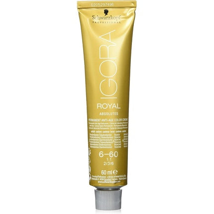 Schwarzkopf Professional Igora Royal Absolutes Permanent Anti-Age Color Creme 60ml 6-60 Dark Blonde