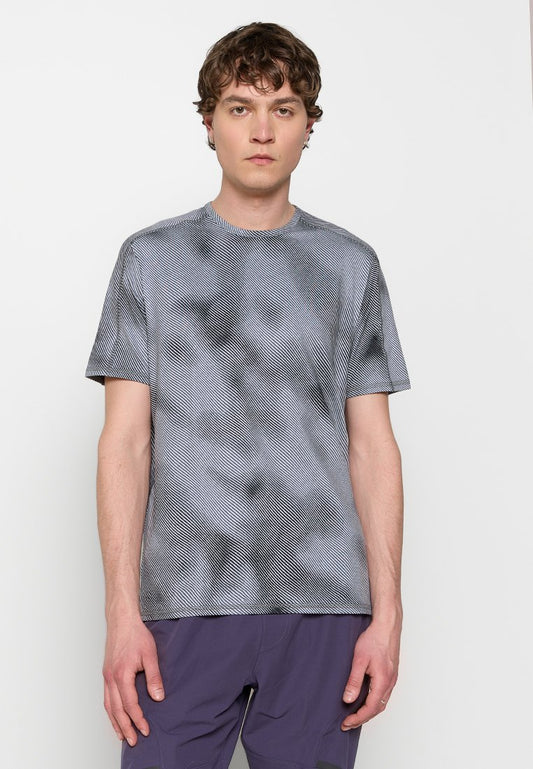 UA Meridian Print SS-BLK Men