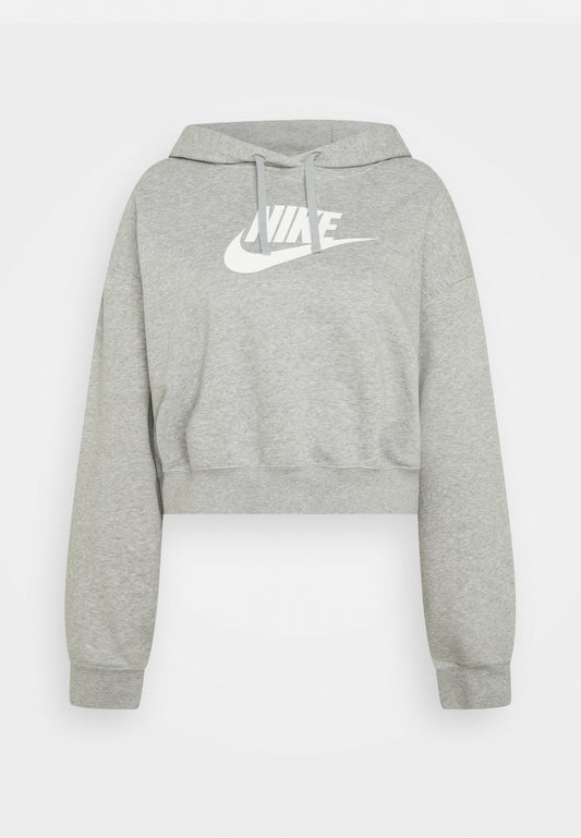 Nike Sportswear W NSW CLUB FLC GX CROP HDY Grey (NI121J0LI-C11) Women