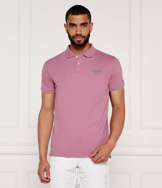 Iceberg BASIC POLO (ICE25MPL01_RUSPBERRY) Men
