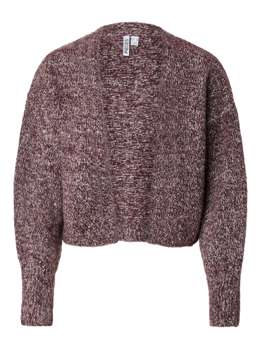 Softcore Long Sleeve Knit Cardigan Winetasting Ambrosia Melange (17167744) Women