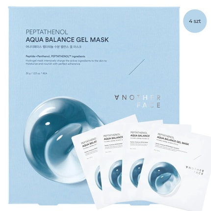 Anotherface Hydrogel Mask With Panthenol And Peptides Aqua Balance 4 X 35g