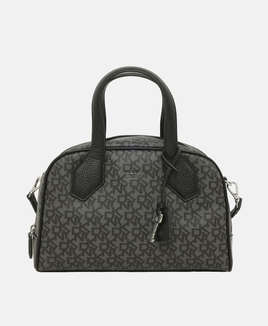 DKNY Abigail Satchel Black Logo (R62DJR89XLB) Women