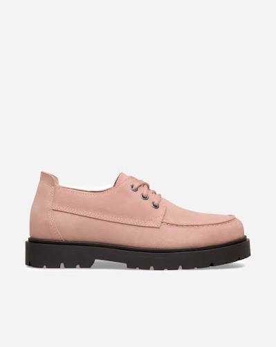 Birkenstock Highwood Moc Lace Low Suede Leather Pink Clay (1032017) Unisex