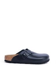 Birkenstock Boston Natural Leather Black (60193) Unisex