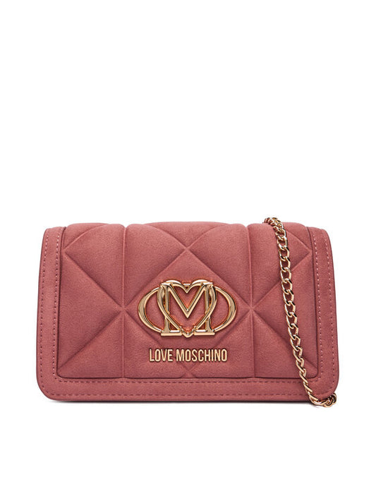 Love Moschino BORSETTA EMBOSSED VELOUR PL ROSA (JC5640PP0NKE0611) Women