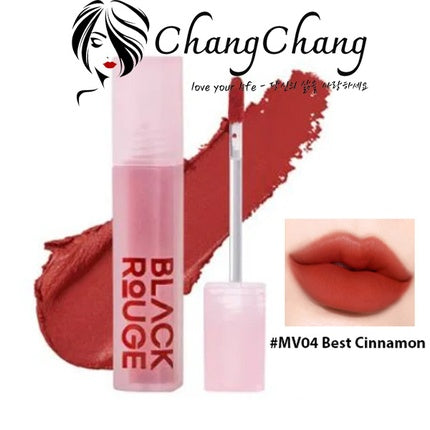 Black Rouge Muddish Cushion Velvet Lip Tint 4g Mv04 Best Cinnamon