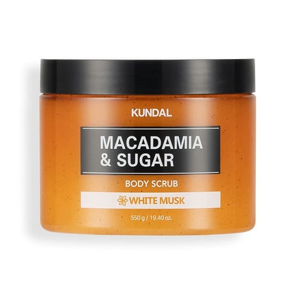 Kundal Macadamia & Sugar Body Scrub with Shea Butter and White Musk 550g