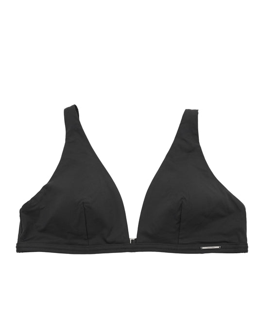 Calvin Klein Womens Swim Top KW0KW02844BEH Black
