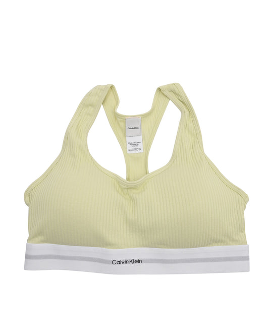 Calvin Klein Womens Bralette LV00QF8018TOC Green