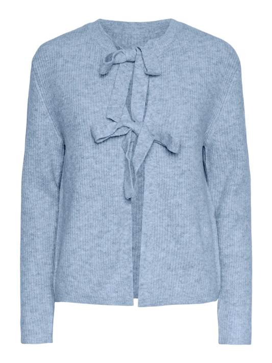 Silly Long Sleeve Rev Tie Knit Cashmere Blue (17150235) Women