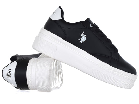 U.S. Polo Assn. Shoes CHERRY001B BLK WHI01 (5055) Women