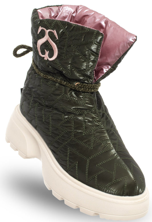 SOLO SOPRANI COUTURE Shoes Women's SOLO SOPRANI COUTURE SNOW LOW NYLON DK GREEN (6081) Women