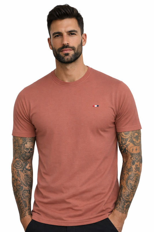 CARPOCAP TREND! T-SHIRT T-shirt Men's BRZOSKWINIOWY (9664) Men