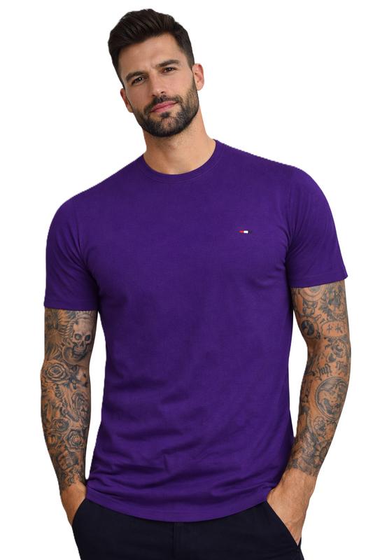 CARPOCAP TREND! T-SHIRT T-shirt Men's Purple (9676) Men
