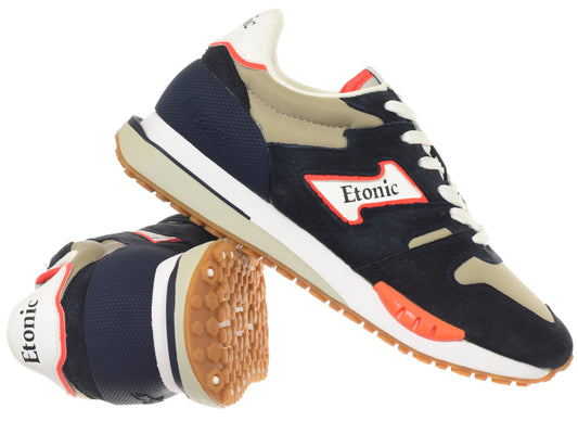 Etonic Shoes Women's QUAZAR NAVY-FL ORANGE (6822) Men