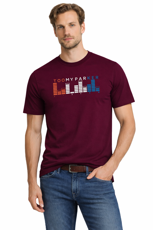 JUMPER T SHIRT T Shirt 3008 BURGUNDY (9165) Men