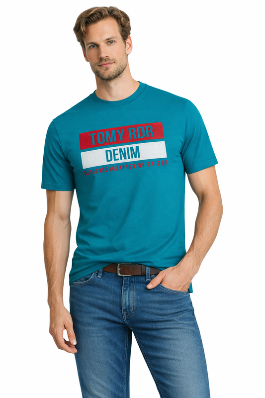 JUMPER T-SHIRT T-shirt Men's Turquoise (9173) Men