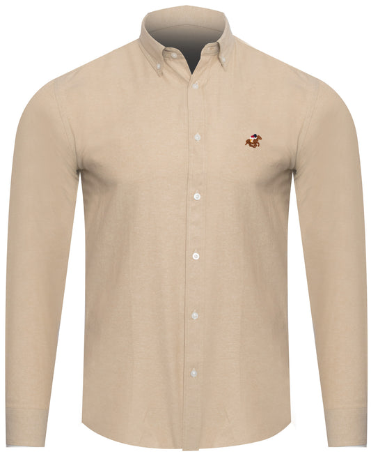 U.S ATHLETIC ORIGINAL Shirt Men's BEIGE (8127) Men