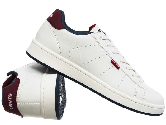 LEVI'S Shoes AVENUE VAVE0283S OFF WHITE BLUE RED 3039 (9474) Women