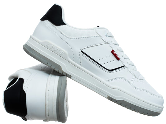 LEVI'S Shoes Women's JOHN SE WHITE BLACK (9476) Women