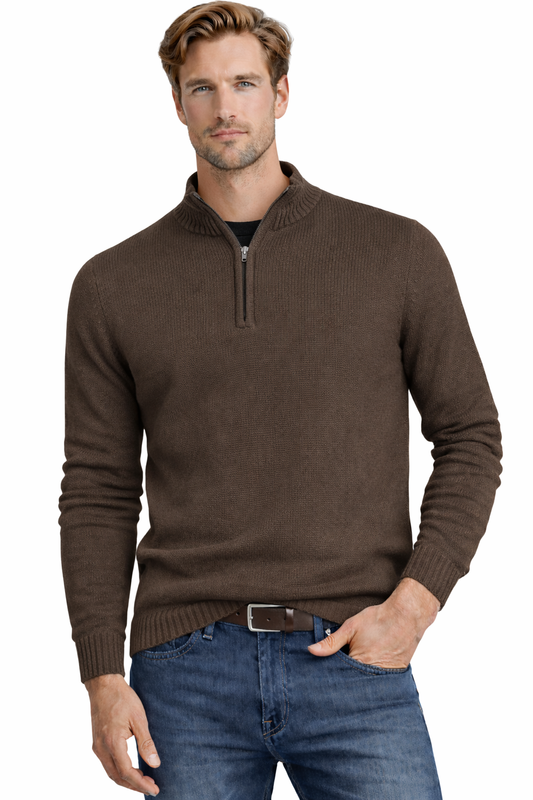 U.S. GOLF CLUB Sweater Men's Z Mock Neck (9097) Men