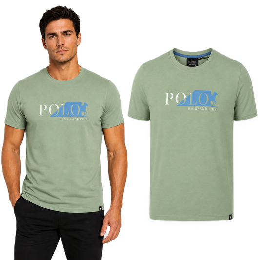 U.S. GRAND POLO EQUIPMENT & APPAREL T SHIRT T Shirt US61603M/5515 (10252) Men