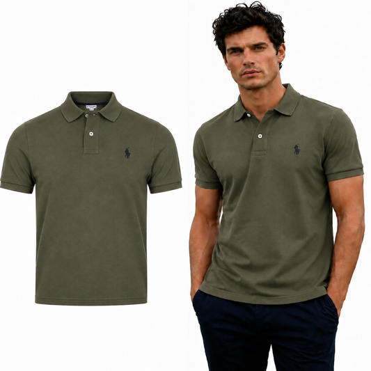 U.S. Polo Assn. T-SHIRT POLO KHAKI (6561) Men