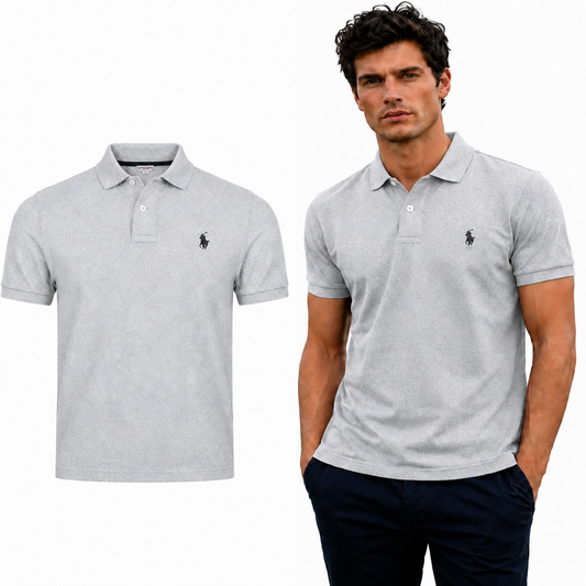 U.S. Polo Assn. T-SHIRT POLO GREY (6558) Men
