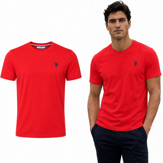 U.S. Polo Assn. T-SHIRT CORAL (6321) Men