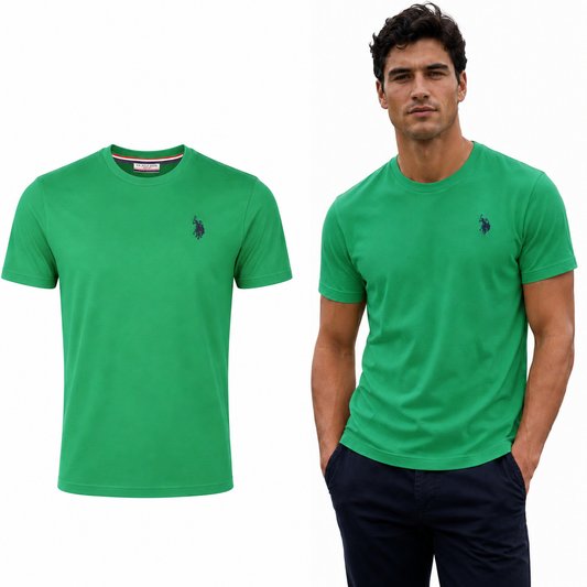 U.S. Polo Assn. T-SHIRT GREEN (6319) Men