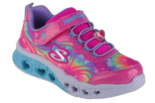 Skechers Flutter Heart Lights-Groovy Swirl 303253L-HPLV Kids