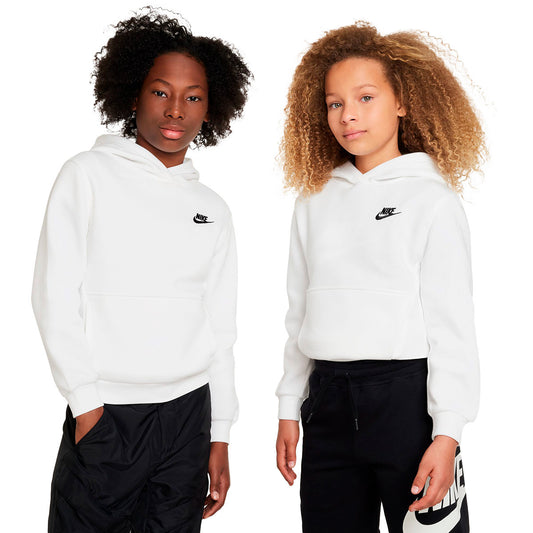Nike Sweatshirt Sportswear Club Fleece White (FD3000-100) Kids