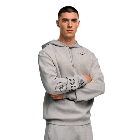 Puma Sweatshirt Hyrox Cloudspun Hoodie light gray heather (528578-04) Men