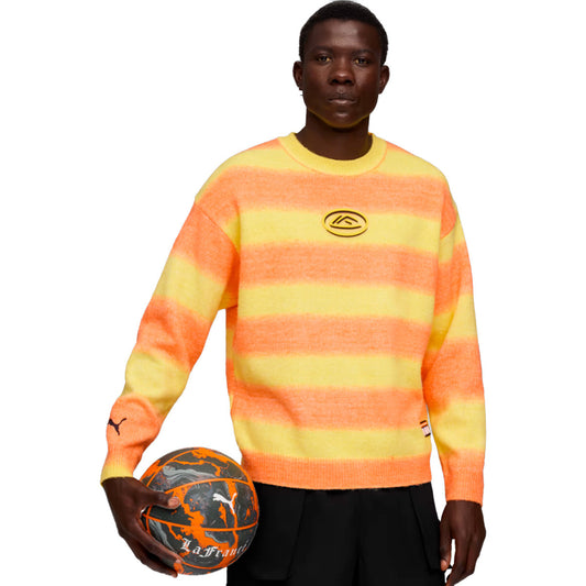 Puma Sweatshirt Lafrance Heem Knit Sweater Orange Glo (632476-01) Unisex