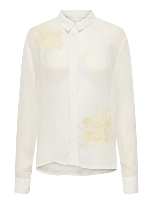 Jada Long Sleeve Embroidery Shirt Exp Cloud Dancer (15350574) Women