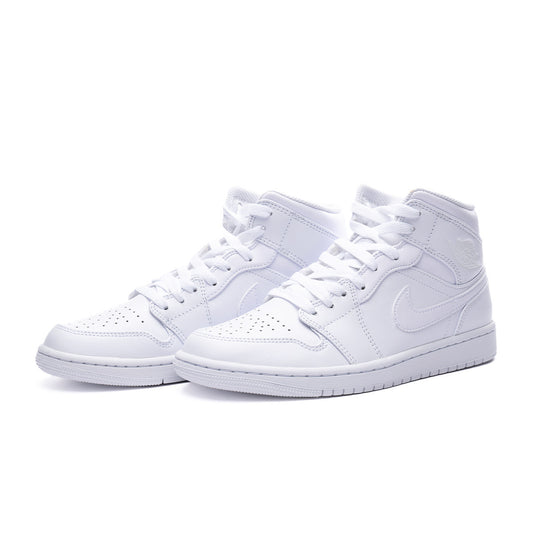 Jordan Shoes Air 1 Mid White (554724-136) Unisex